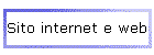 Sito internet e web